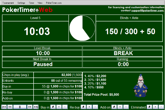 Poker Clock Poker Tournament Clock Free Poker Clock Software For Mac